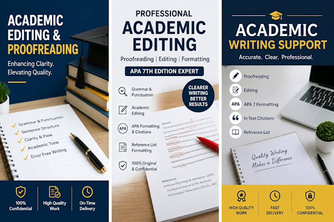 proofread, edit and format your academic paper in apa style