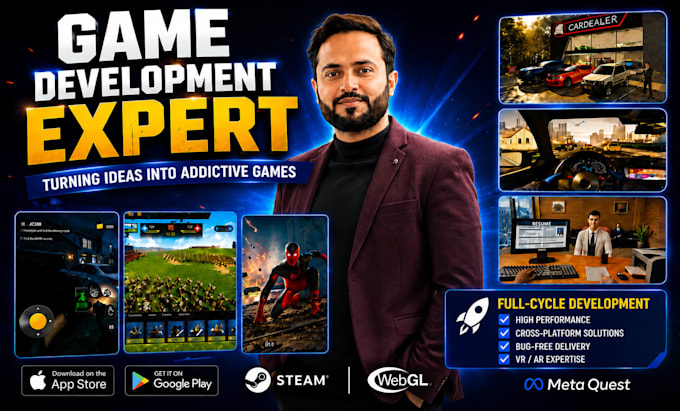 build a playable unity game prototype for PC