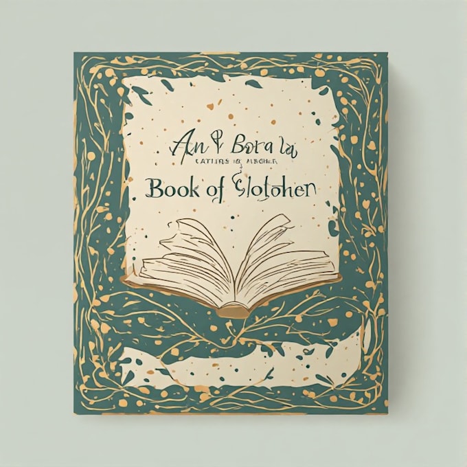 design a simple yet elegant book cover design