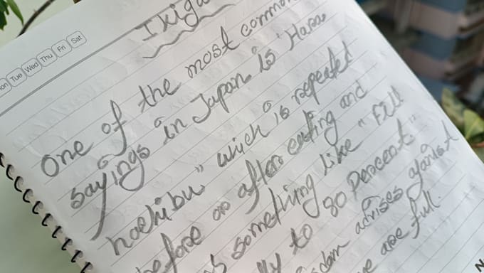 write neat and clean handwritten letter and notes for you