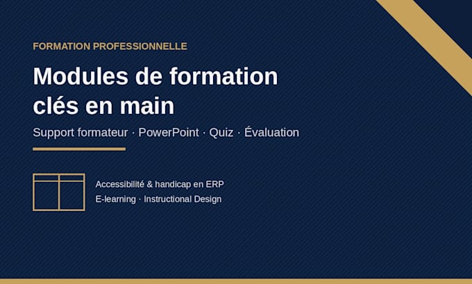 create your professional training course and module content