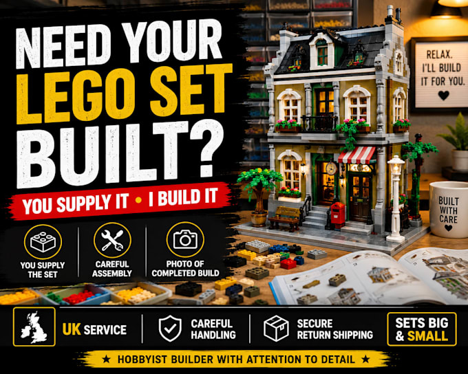 professionally build your lego set for you