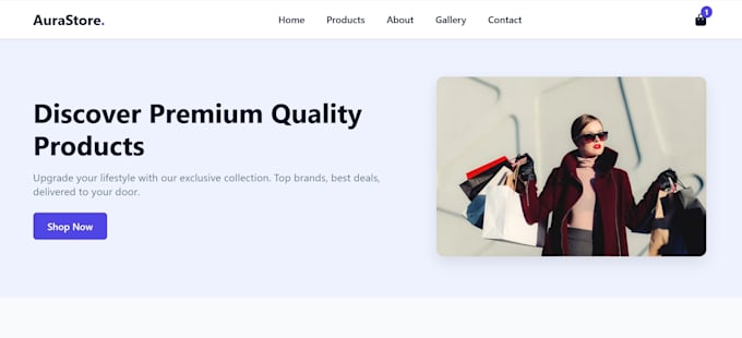 build a responsive fullstack website