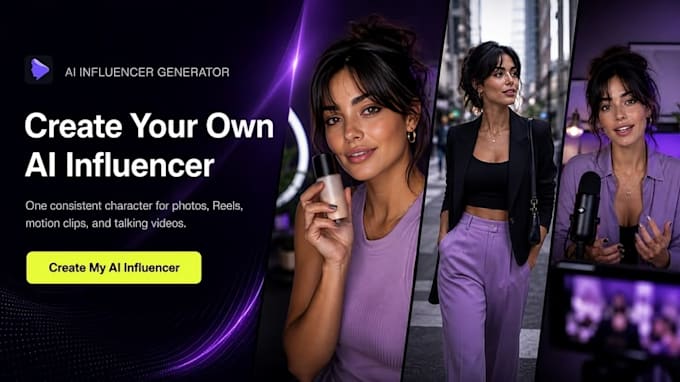develop an ai web app, ai influencer, chatbot, nsfw website, manga anime