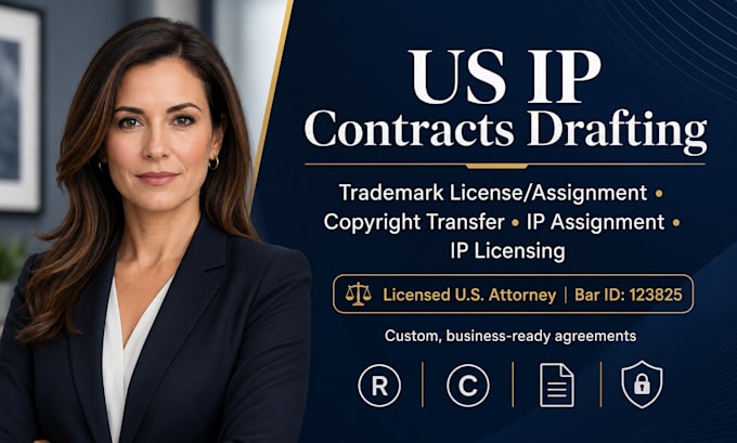 draft a copyright assignment agreement and copyright transfer USA