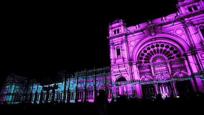 do 3d projection mapping stage mapping vj loop for stage show concert and event