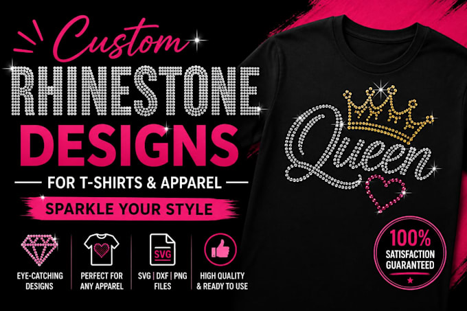 do rhinestone design for you professionally