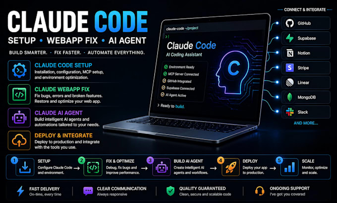 claude code setup claude webapp fix claude code claude ai agent