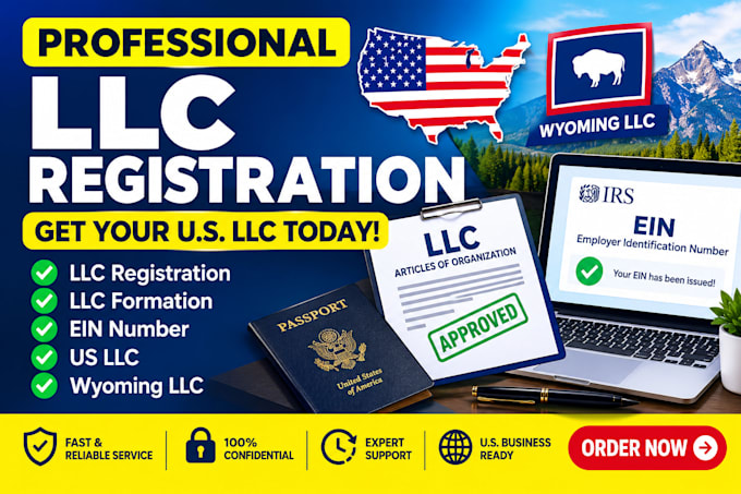 do wyoming llc registration, US llc formation and ein number