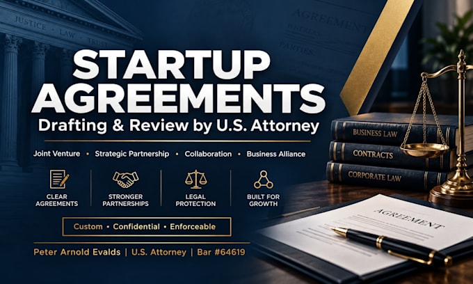 write a comprehensive startup strategic partnership agreement as a US attorney