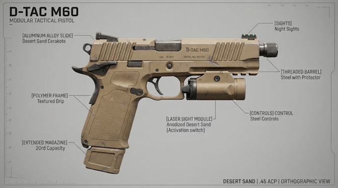 create 3d gun models, game weapons, weapon designs, gun pack and cosplay armor
