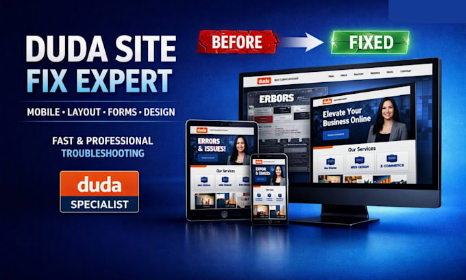 fix duda mobile, layout, form and design issues