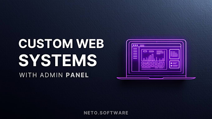 build a custom web system with admin panel in react and node js