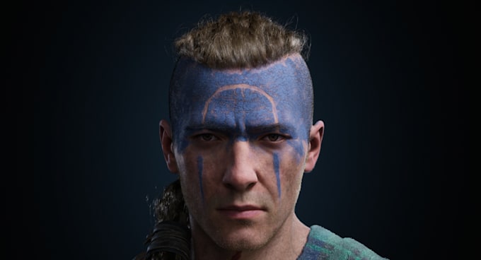 do 3d character modeling, 3d metahuman character with rigging for ue5 and unity