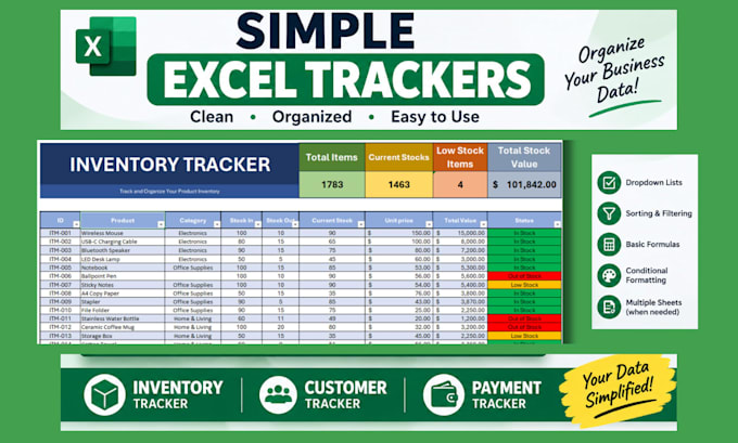 create a custom excel tracker for your needs
