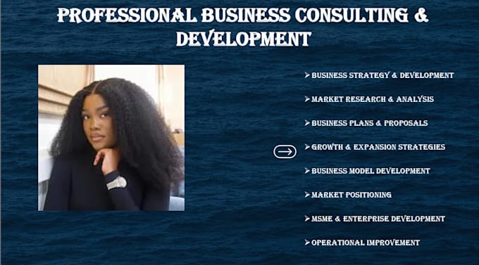 provide expert business consulting services