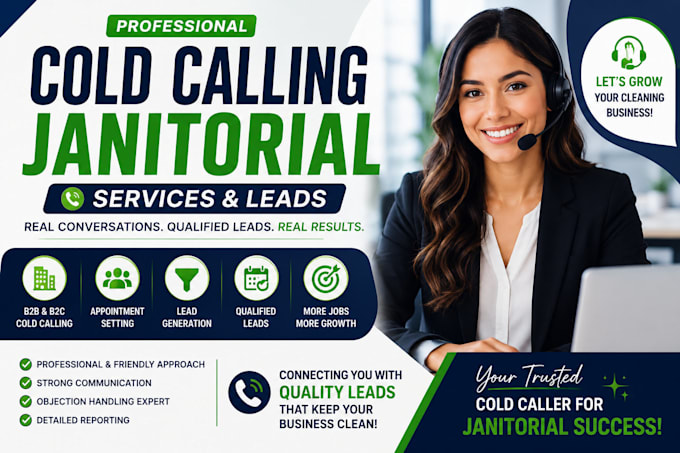 cold calling janitorial cold caller, janitorial services janitorial leads