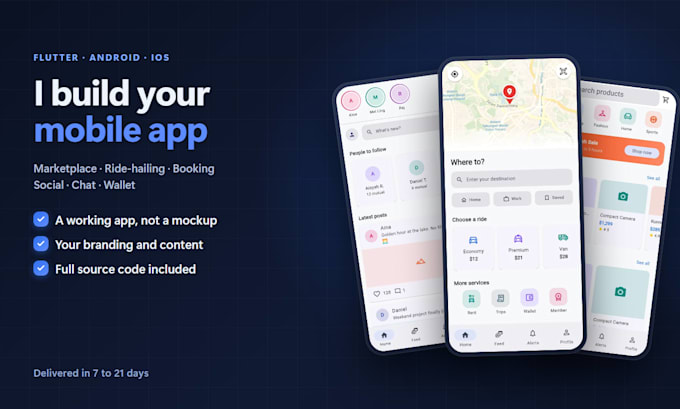 build a flutter app demo or mvp prototype
