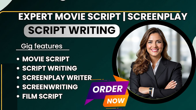 write, edit movie script, screenplay, film script comedy script editing