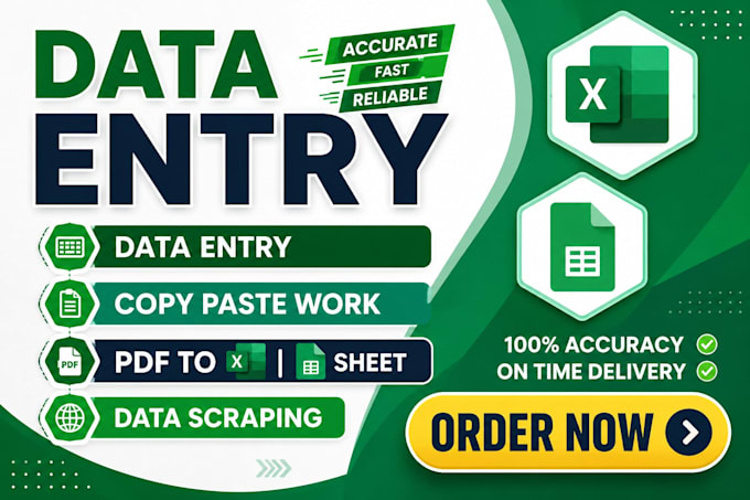 do accurate and fast data entry