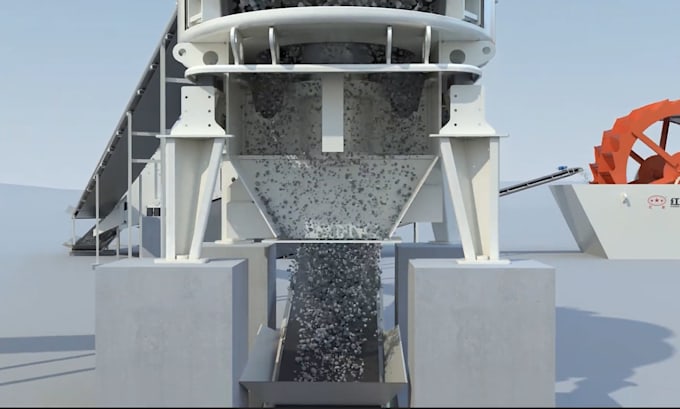 design 3d industrial machinery animation, technical animation and exploded view