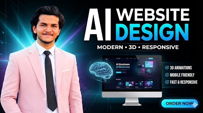create a 3d business website