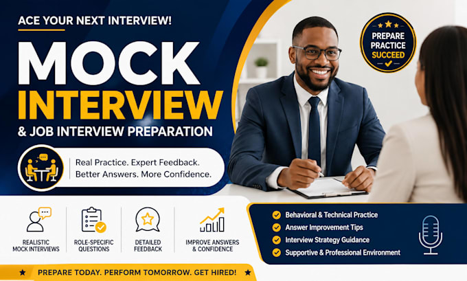 conduct a professional mock interview and help you in job interview