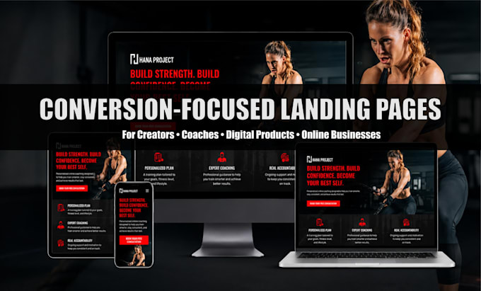 design a conversion focused wordpress landing page