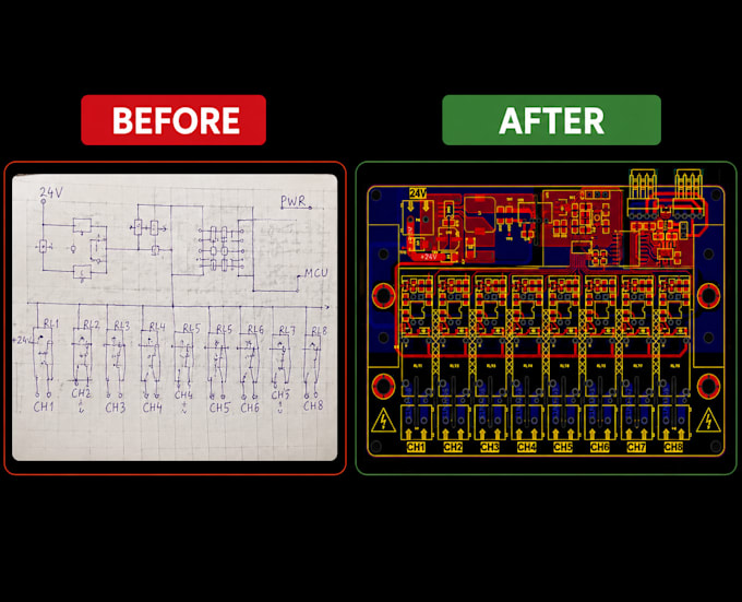 review and fix your pcb layout, kicad, altium, schematic, drc error pcb design
