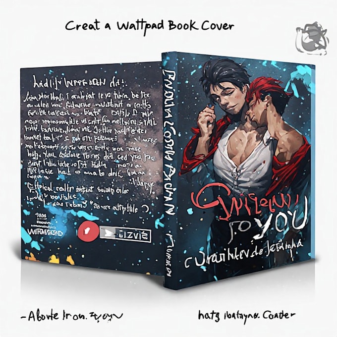 create a wattpad book cover for you