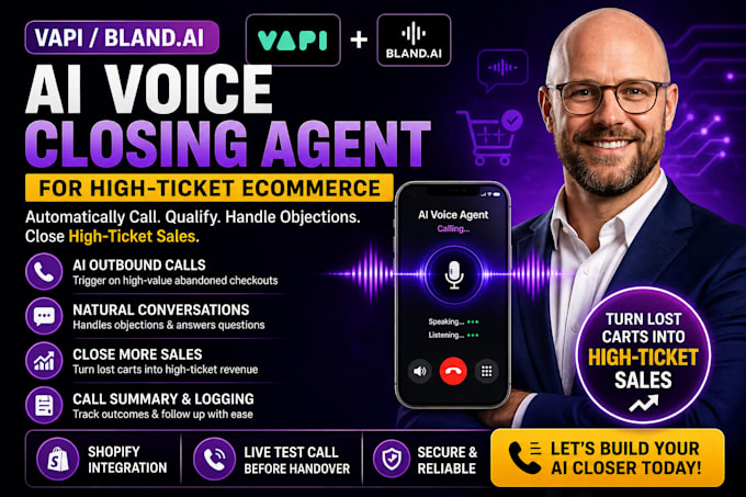 build a vapi ai voice agent for high ticket ecommerce checkout
