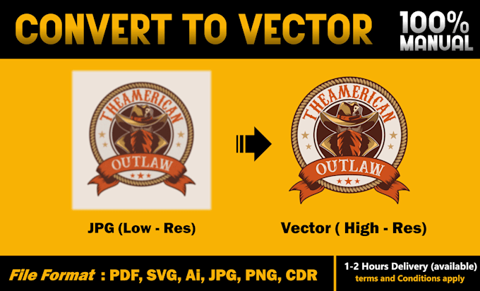 do vector tracing or vectorize image to vector quickly