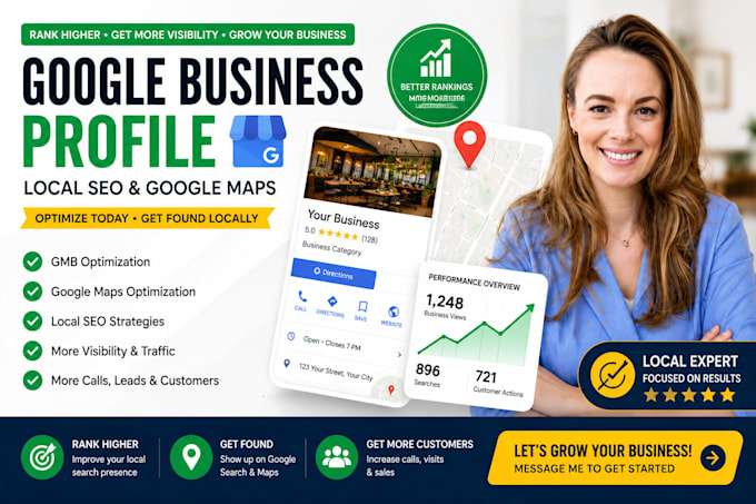 optimize google business profile gmb local seo and maps ranking