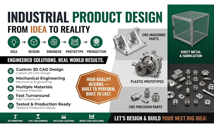 3d industrial product design mechanical prototype 3d cad model for manufacturing