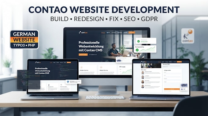 fix contao cms bug issues redesign contao business website