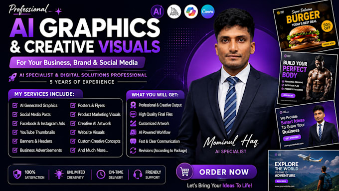 create professional ai graphics and creative designs