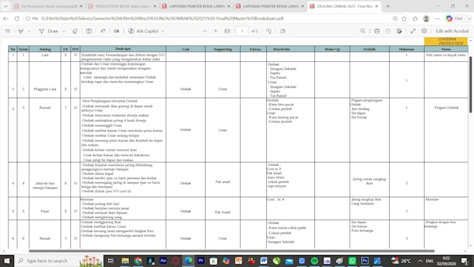 create professional script breakdowns and call sheets for your film