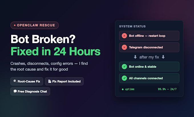 fix, debug and stabilize your openclaw ai setup