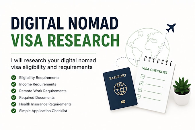 research your digital nomad visa requirements