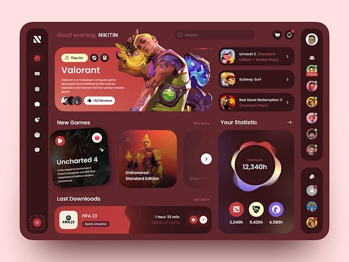 develop a custom HTML5 card, board or web game
