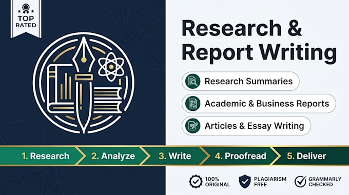 write research articles and summaries