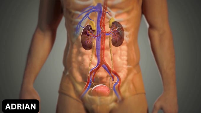 create realistic 3d anatomical medical visualization video, 3d medical animation