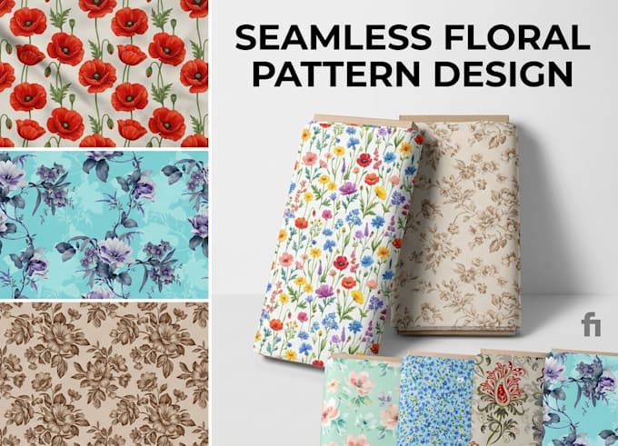 do the textile prints, seamless, floral pattern design