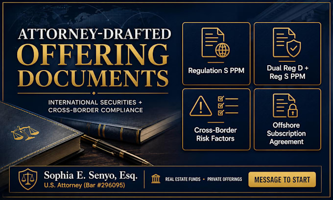 draft a strict reg s ppm for foreign investors