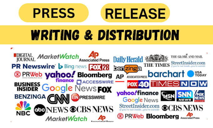 write, distribute, publish press release, pr writing, submit press release