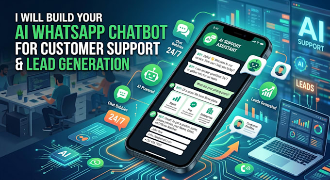 build an ai whatsapp chatbot for customer support and lead generation