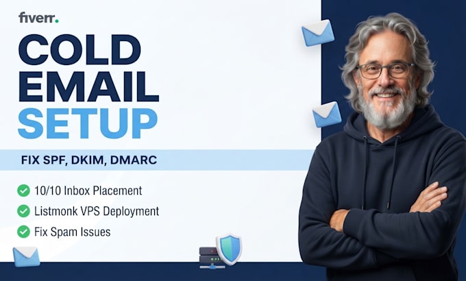 setup your cold email infrastructure with spf, dkim, dmarc