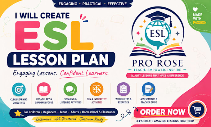 create esl lesson plan