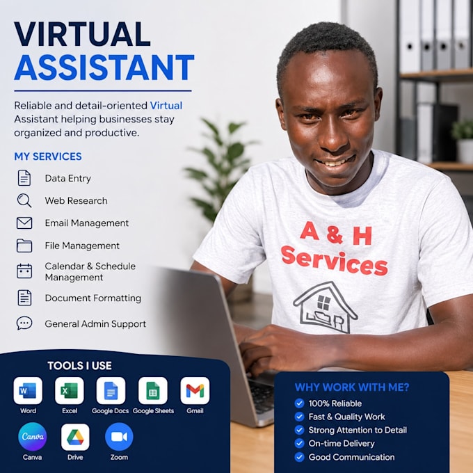 be a reliable virtual assistant