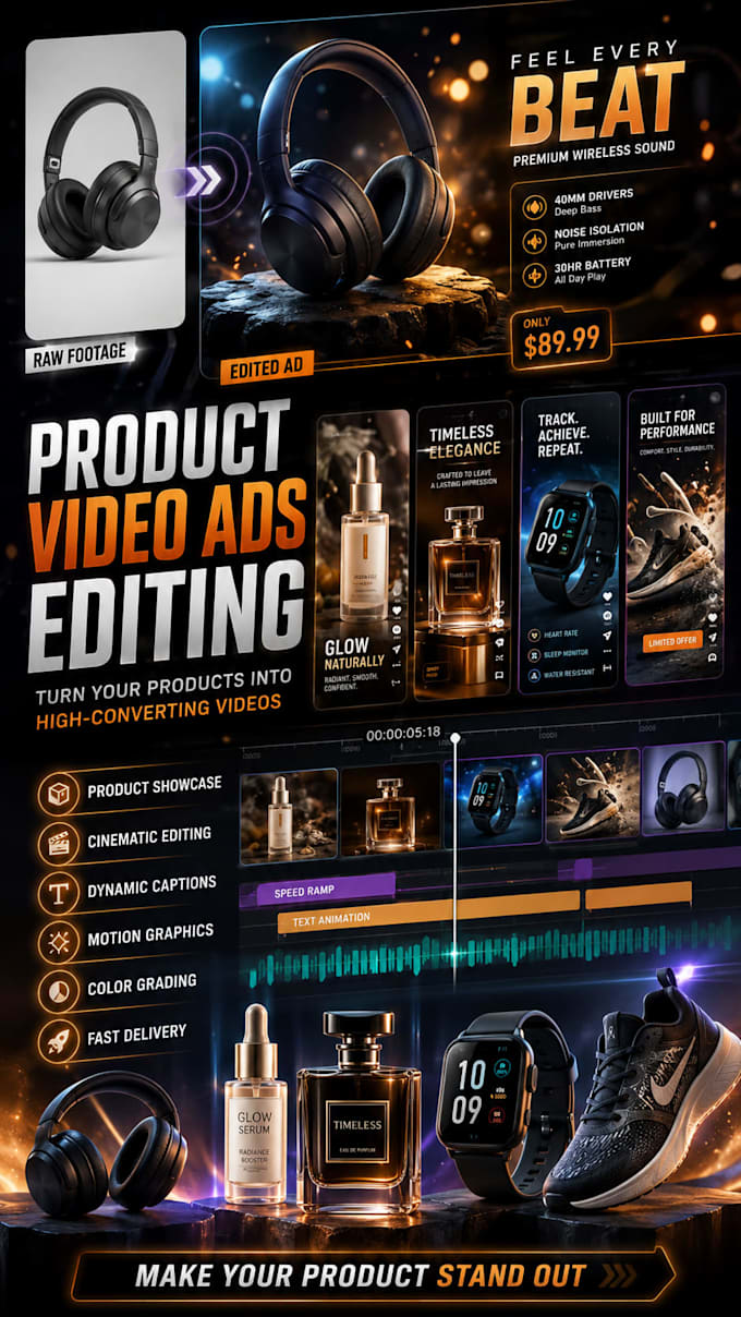 product ads marketing reels
